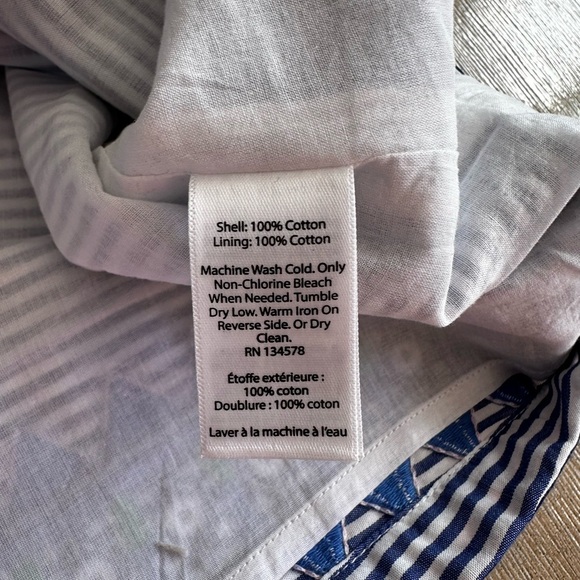 Vineyard Vines Navy and White Striped Mini Skirt - Picture 5 of 7